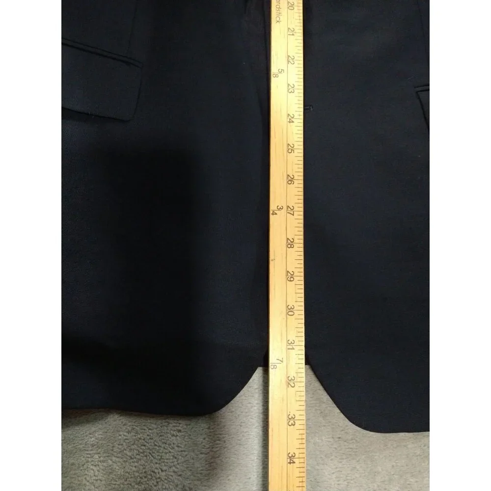 Brooks Brothers Blazer Mens 42R Blue Wool Sport Coat Stretch Suit Jacket 346